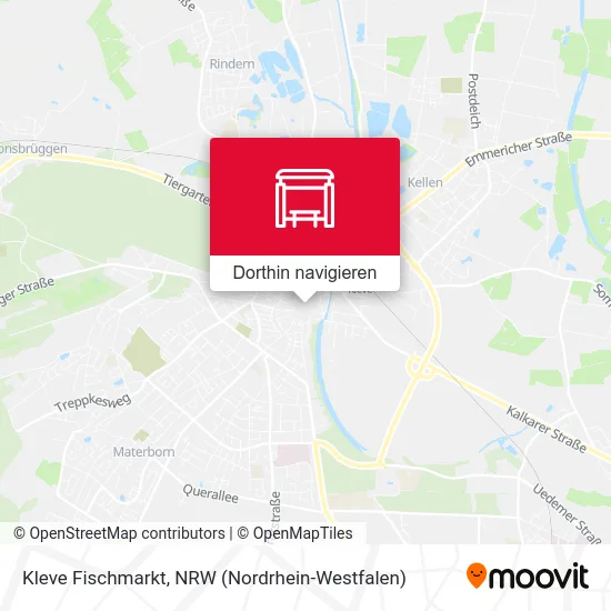 Kleve Fischmarkt Karte