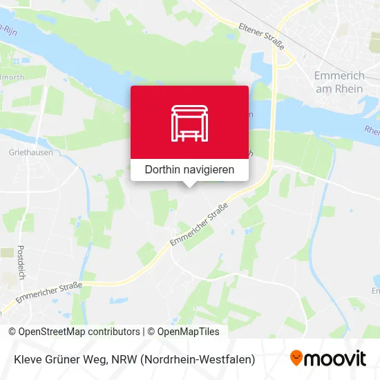 Kleve Grüner Weg Karte