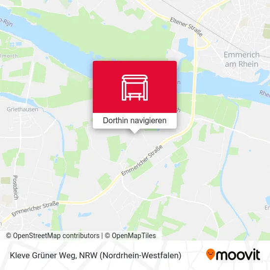 Kleve Grüner Weg Karte