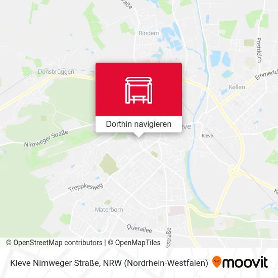 Kleve Nimweger Straße Karte