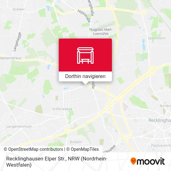 Recklinghausen Elper Str. Karte