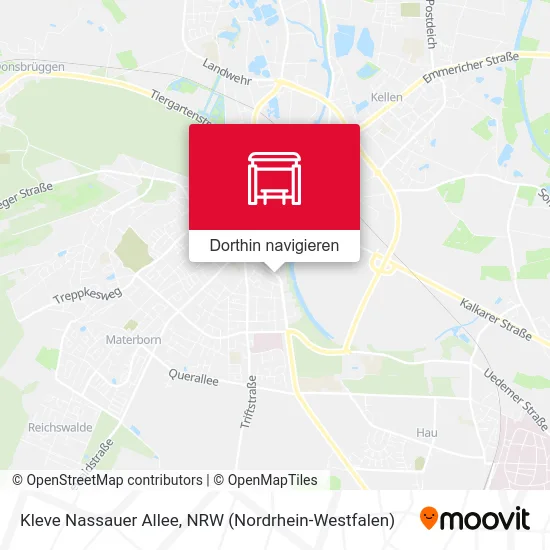 Kleve Nassauer Allee Karte