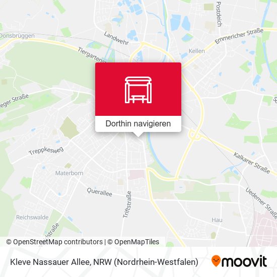 Kleve Nassauer Allee Karte