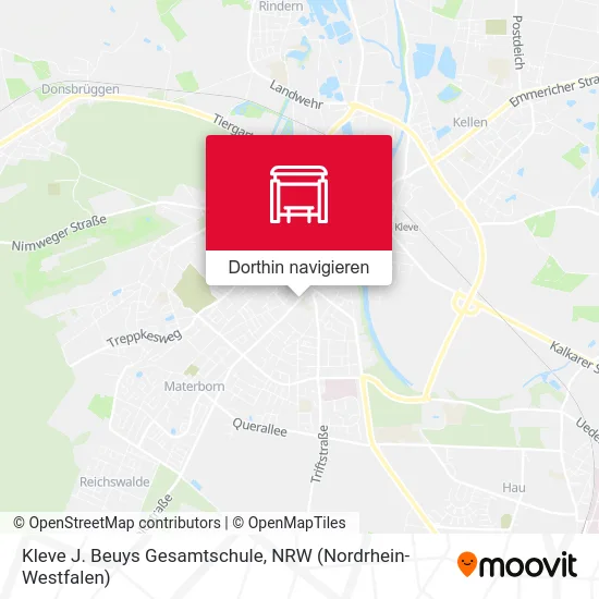 Kleve J. Beuys Gesamtschule Karte