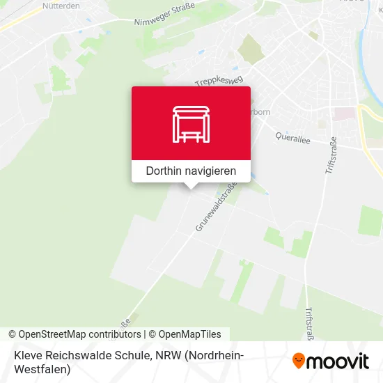 Kleve Reichswalde Schule Karte