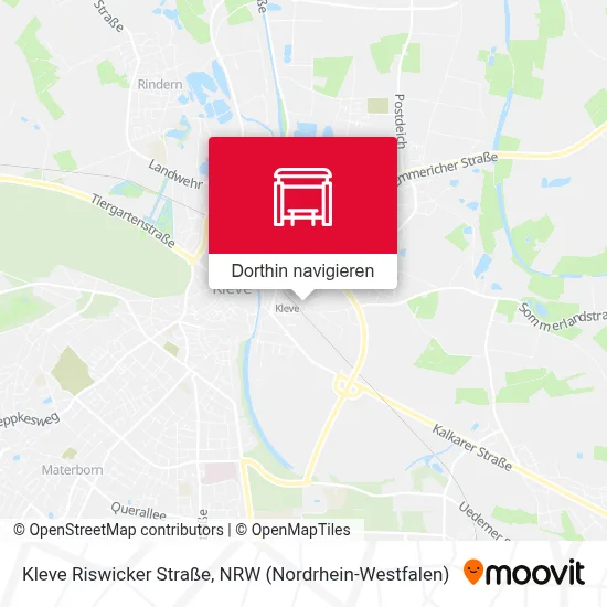 Kleve Riswicker Straße Karte