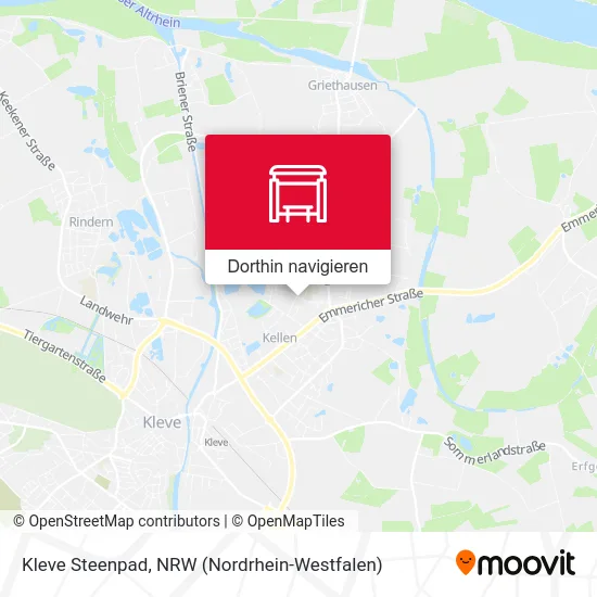 Kleve Steenpad Karte