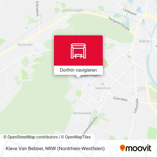 Kleve Van Bebber Karte