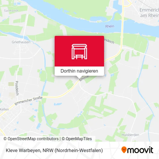 Kleve Warbeyen Karte