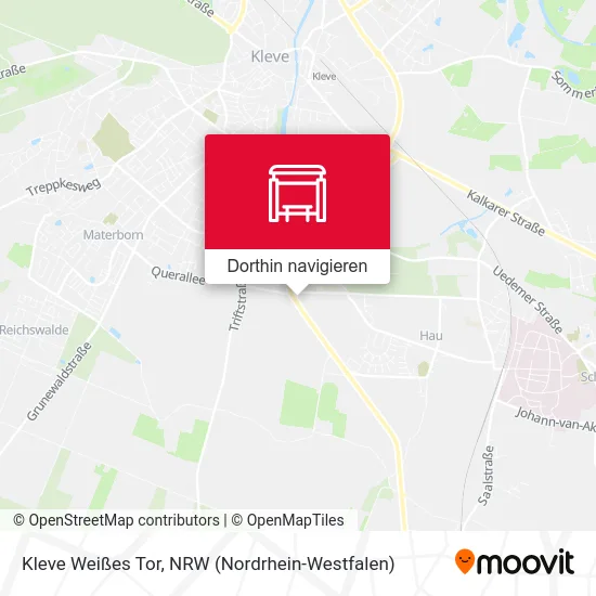 Kleve Weißes Tor Karte