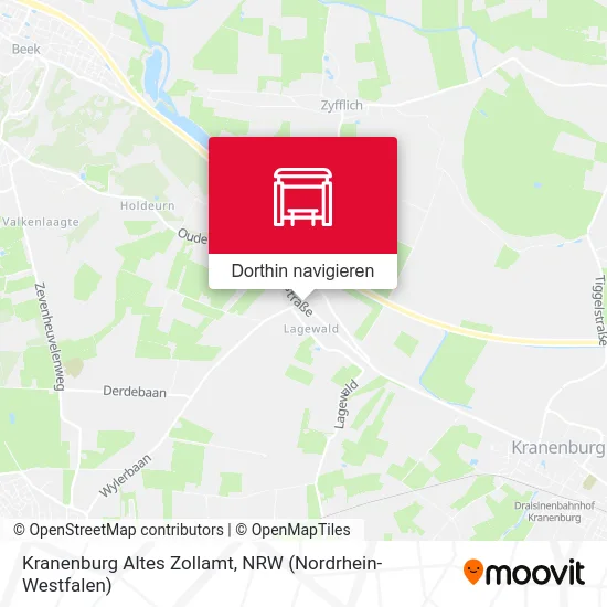 Kranenburg Altes Zollamt Karte