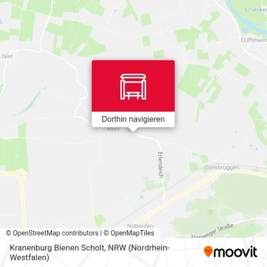 Kranenburg Bienen Scholt Karte
