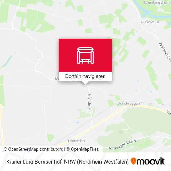 Kranenburg Bernsenhof Karte