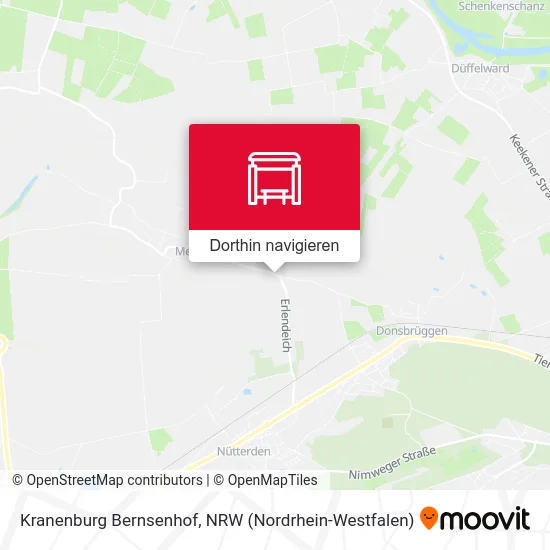 Kranenburg Bernsenhof Karte