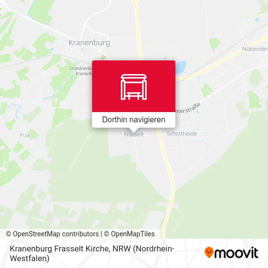 Kranenburg Frasselt Kirche Karte