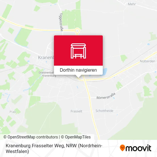 Kranenburg Frasselter Weg Karte