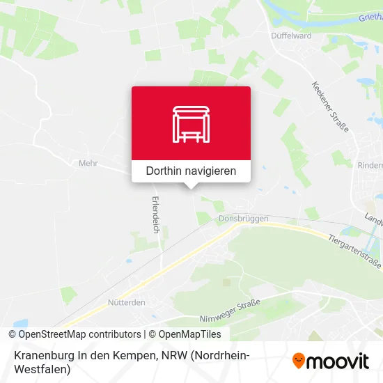 Kranenburg In den Kempen Karte
