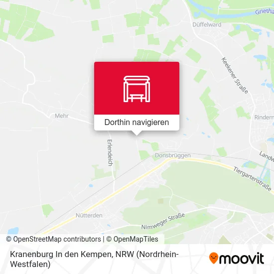 Kranenburg In den Kempen Karte
