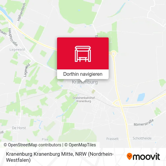 Kranenburg Kranenburg Mitte Karte