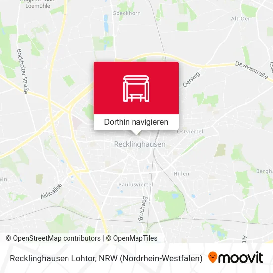 Recklinghausen Lohtor Karte