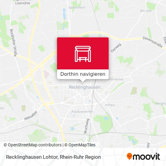 Recklinghausen Lohtor Karte