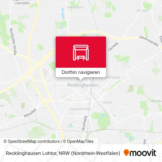 Recklinghausen Lohtor Karte
