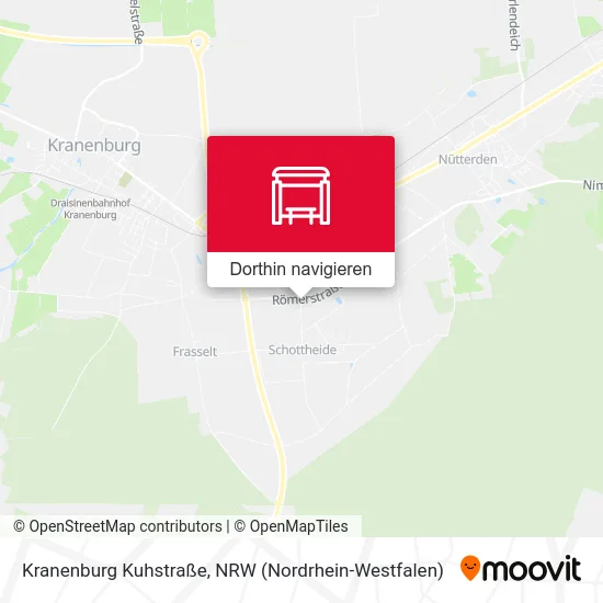 Kranenburg Kuhstraße Karte