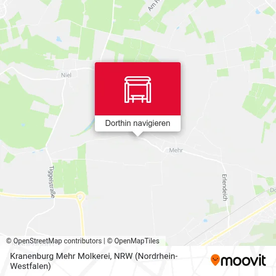 Kranenburg Mehr Molkerei Karte