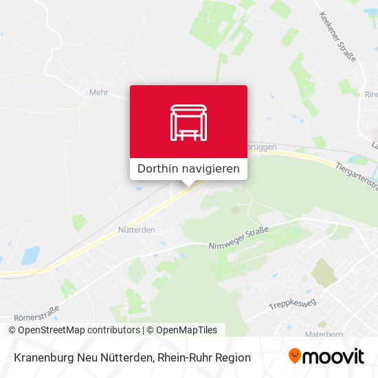 Kranenburg Neu Nütterden Karte