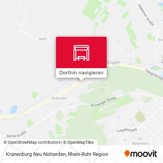 Kranenburg Neu Nütterden Karte