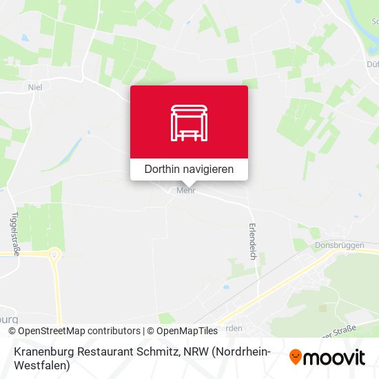 Kranenburg Restaurant Schmitz Karte