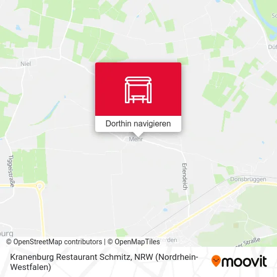 Kranenburg Restaurant Schmitz Karte