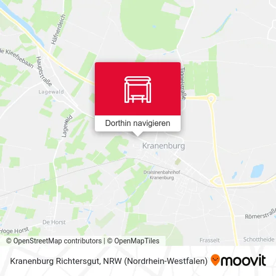 Kranenburg Richtersgut Karte