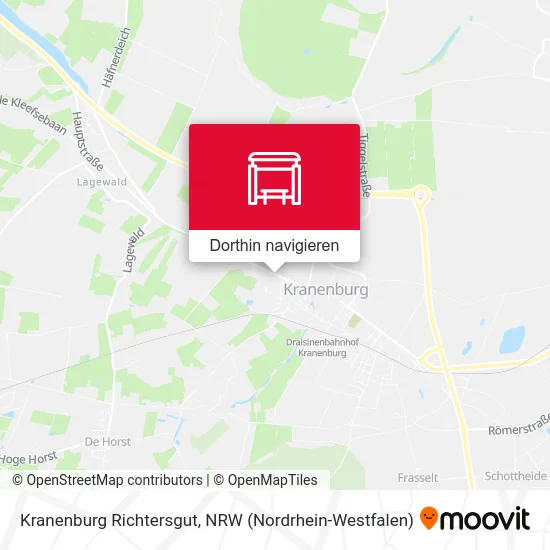 Kranenburg Richtersgut Karte