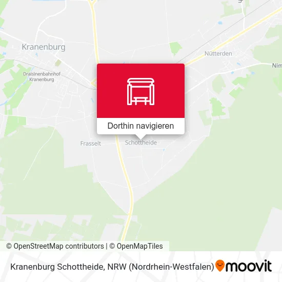 Kranenburg Schottheide Karte