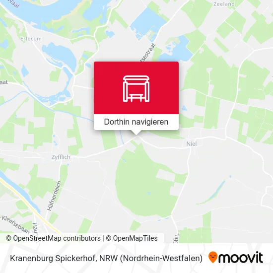 Kranenburg Spickerhof Karte