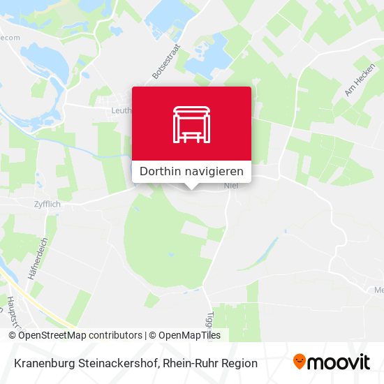 Kranenburg Steinackershof Karte