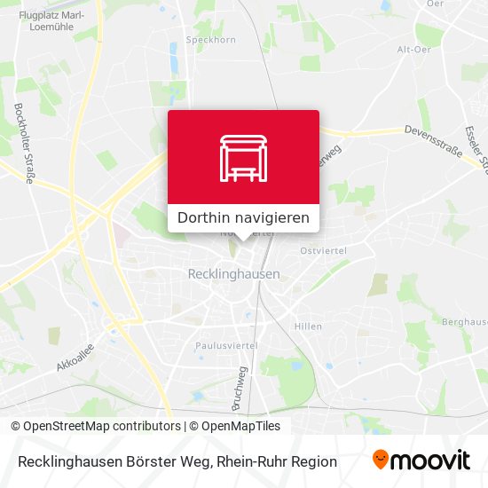 Recklinghausen Börster Weg Karte