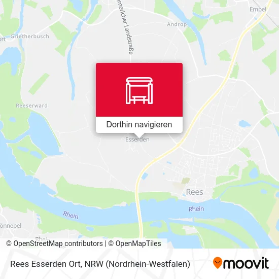Rees Esserden Ort Karte