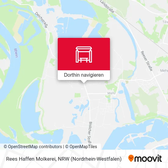 Rees Haffen Molkerei Karte