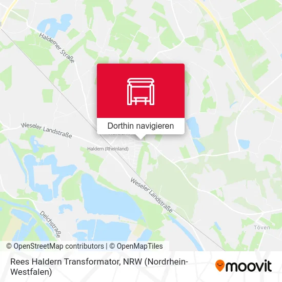 Rees Haldern Transformator Karte