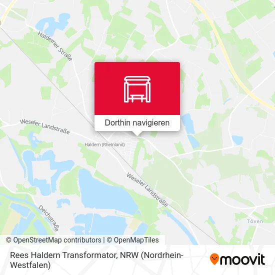 Rees Haldern Transformator Karte