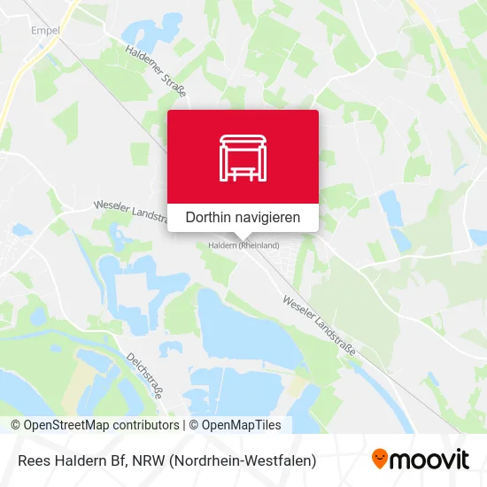 Rees Haldern Bf Karte