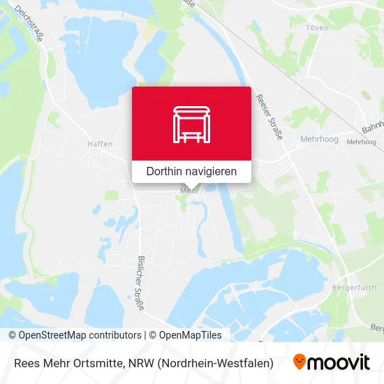 Rees Mehr Ortsmitte Karte