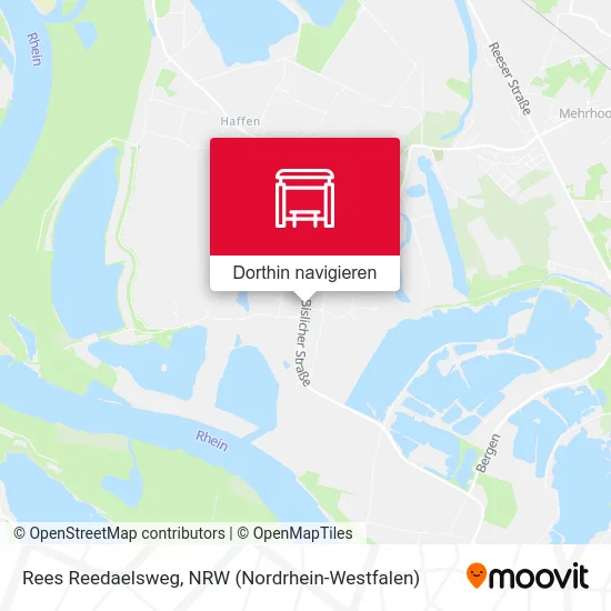 Rees Reedaelsweg Karte