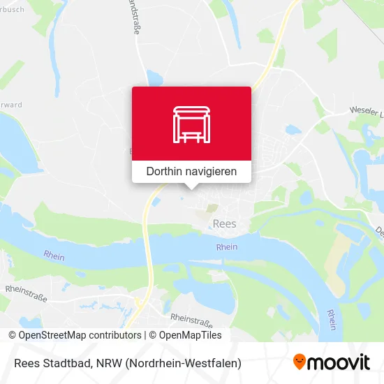 Rees Stadtbad Karte