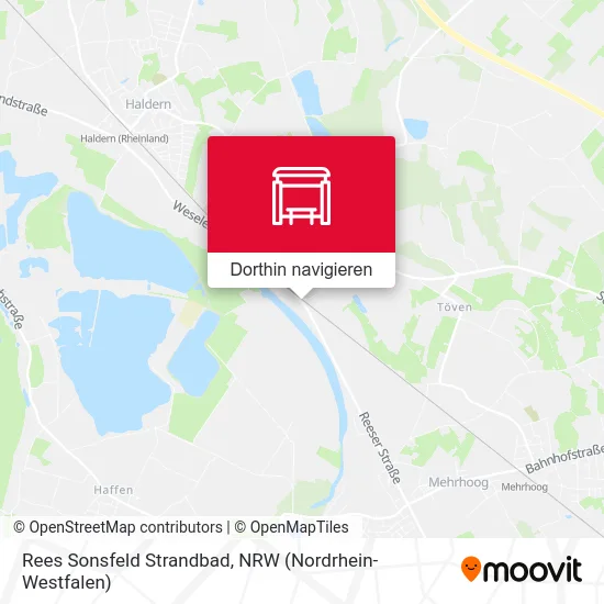 Rees Sonsfeld Strandbad Karte