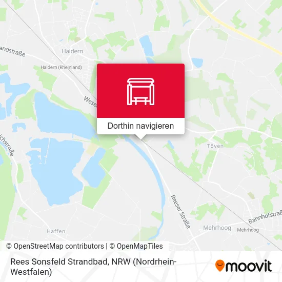 Rees Sonsfeld Strandbad Karte