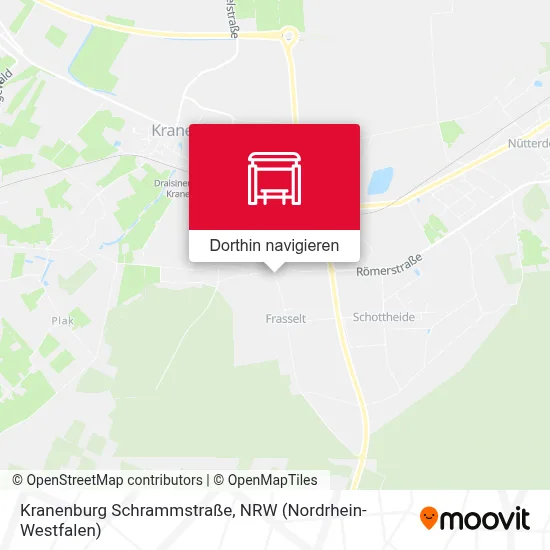 Kranenburg Schrammstraße Karte