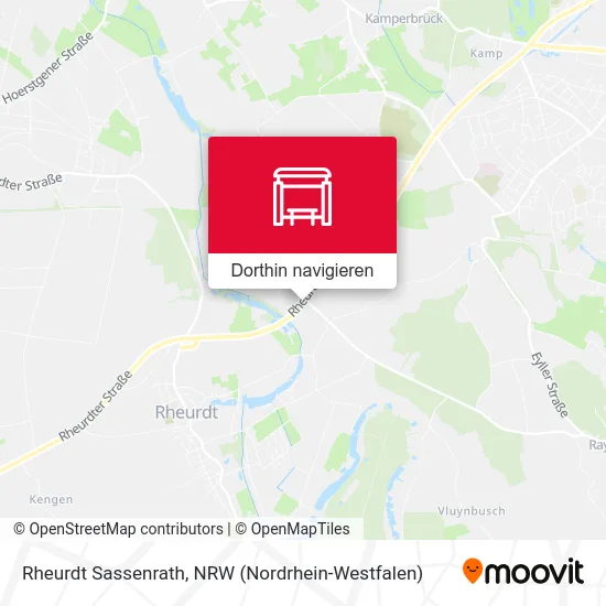 Rheurdt Sassenrath Karte